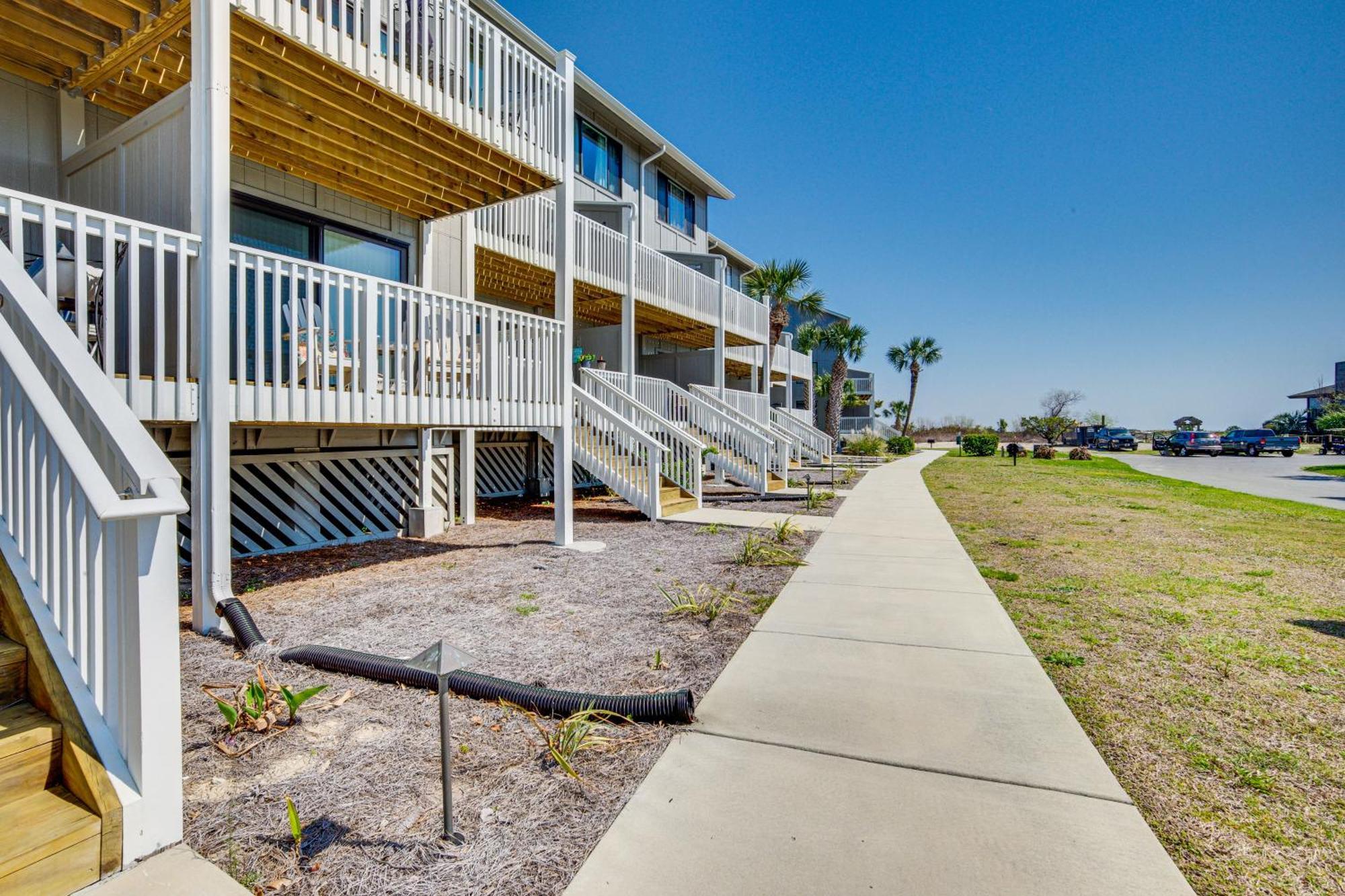 Harbor Island Condo With Deck - Steps To Beach! Oceanmarsh Subdivision Exterior foto